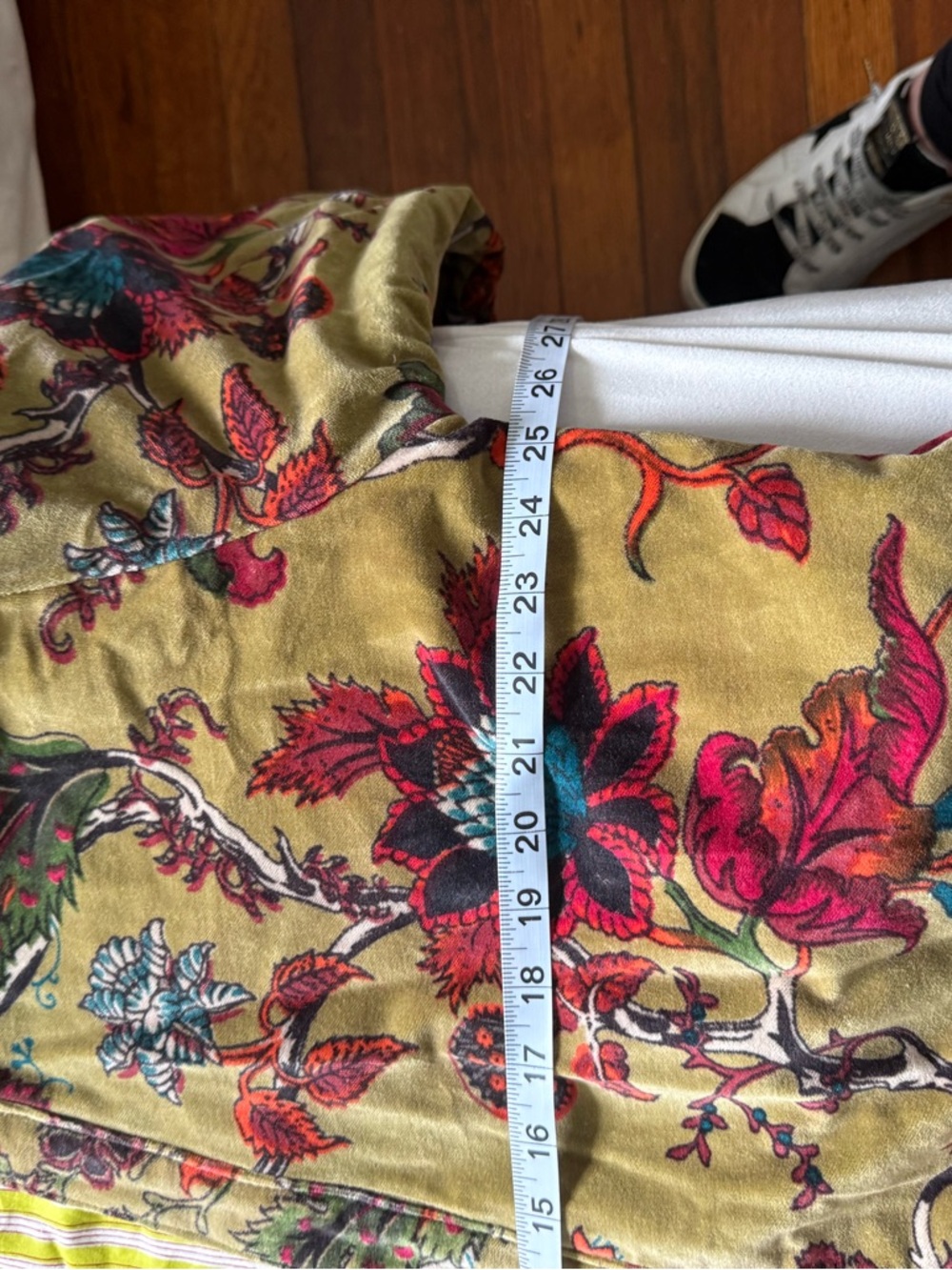 Floral Patterned Long Sweater Cardigan - Picture 5 of 12